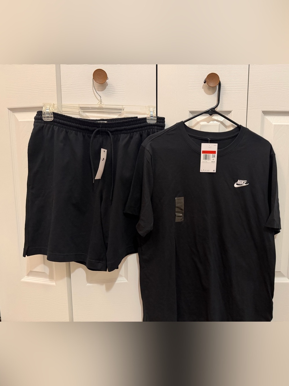 Nike Men's Black Athletic Shorts & Tee Set